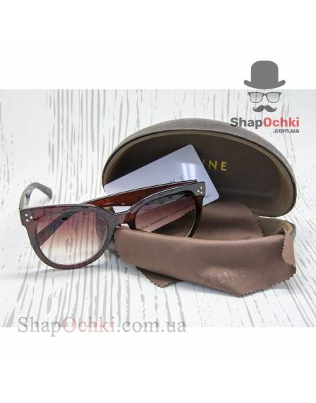 Очки солнцезащитные женские Celine 41375, коричневые
