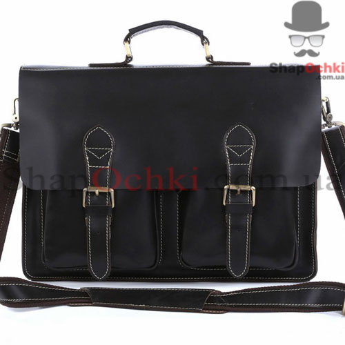 Портфель чоловічий Tiding Bag 7105A,  шкіра,  чорний