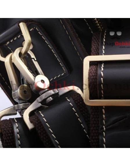 Портфель чоловічий Tiding Bag 7105A, шкіра, чорний