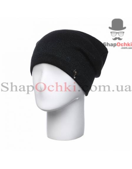 Шапка жіноча Leks, Круїз, чорний+зелений