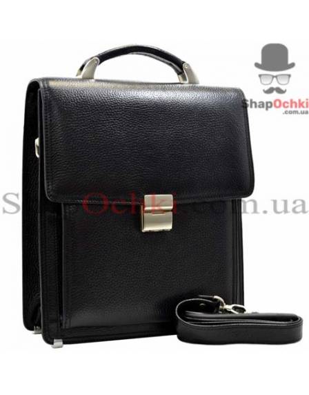 Портфель мужской Desisan, 5009-011, кожа, черный