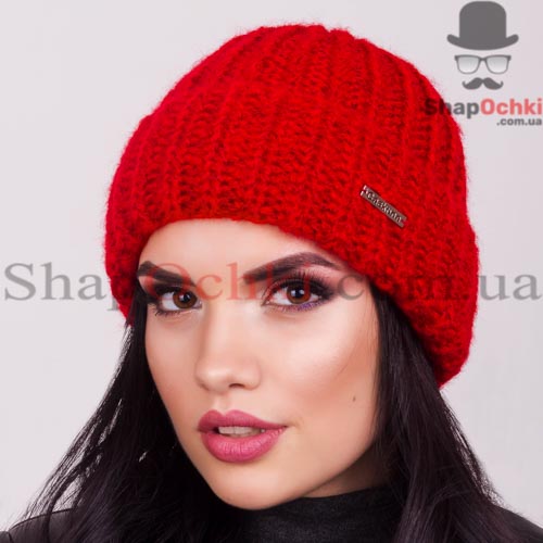 Шапка женская Caskona,  Donna Ist,  цвет красная