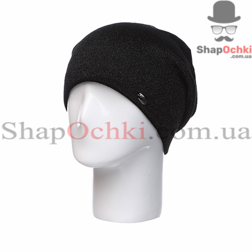 Шапка женская Leks,  Симона,  цвет черная+серебро