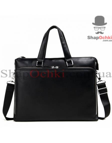 Сумка мужская Tiding Bag M664-4A, кожа, черная