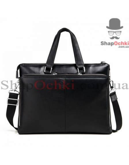 Сумка мужская Tiding Bag M664-4A, кожа, черная