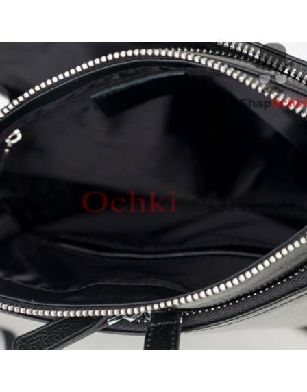 Сумка мужская Tiding Bag M664-4A, кожа, черная