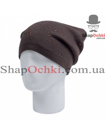Шапка жіноча, Leks, Браво, кофе
