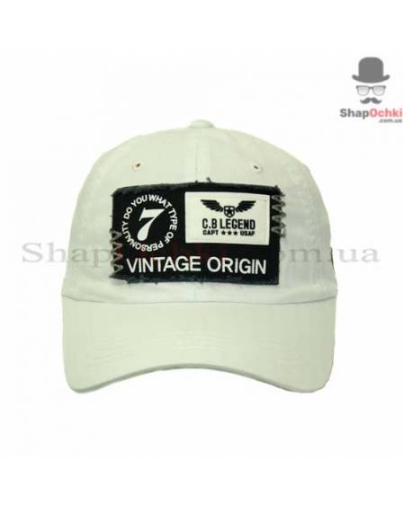 Бейсболка мужская Chunglim, Vintage Origin, белая