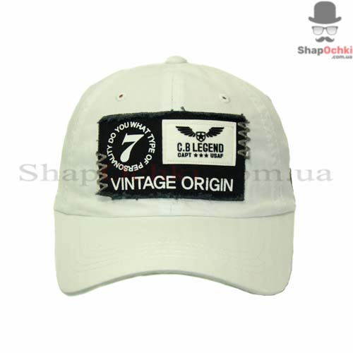 Бейсболка мужская Chunglim,  Vintage Origin,  белая