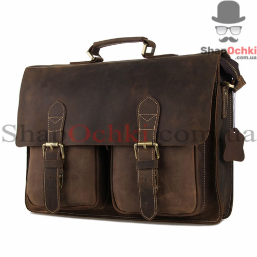 Портфель чоловічий Tiding Bag 7105B,  шкіра,  коричневий