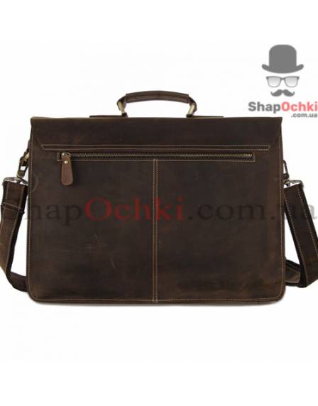 Портфель чоловічий Tiding Bag 7105B, шкіра, коричневий