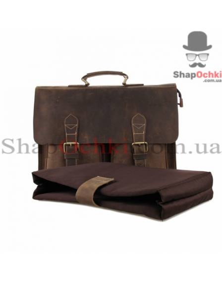 Портфель чоловічий Tiding Bag 7105B, шкіра, коричневий