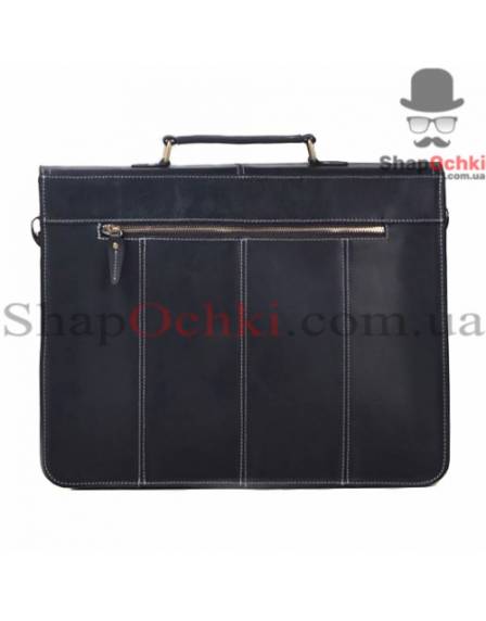 Портфель чоловічий Tiding Bag X1025, шкіра, чорний
