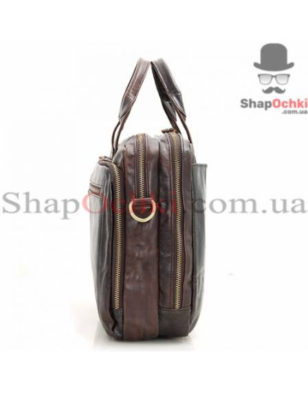 Сумка чоловіча Tiding Bag 7230Q, шкіра, коричнева