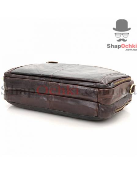 Сумка чоловіча Tiding Bag 7230Q, шкіра, коричнева