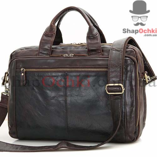 Сумка чоловіча Tiding Bag 7230Q,  шкіра,  коричнева