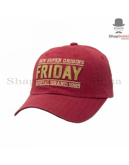 Бейсболка мужская Chunglim, Friday, красная