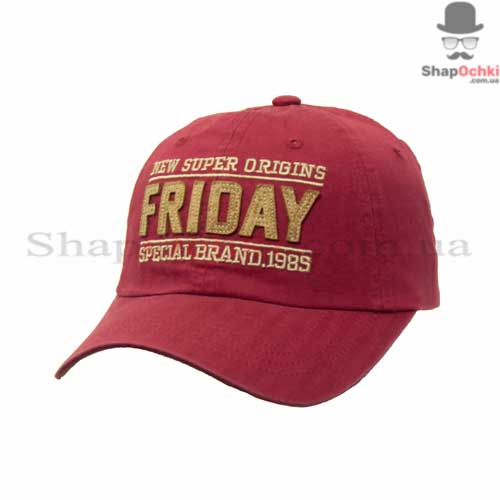 Бейсболка чоловіча Chunglim,  Friday,  червона