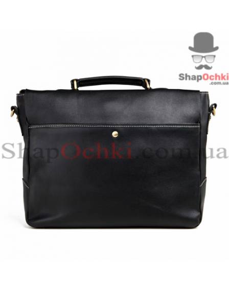 Портфель чоловічий Tiding Bag M31-3183A, шкіра, чорний