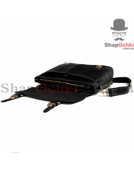 Портфель чоловічий Tiding Bag M31-3183A, шкіра, чорний