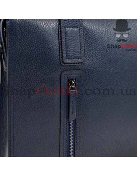 Портфель чоловічий Desisan, 6017-315, шкіра, синій