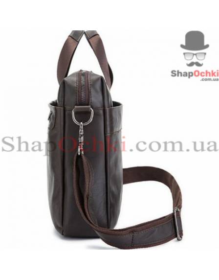 Сумка чоловіча Bexhill BX8013B, шкіра, темно-коричнева