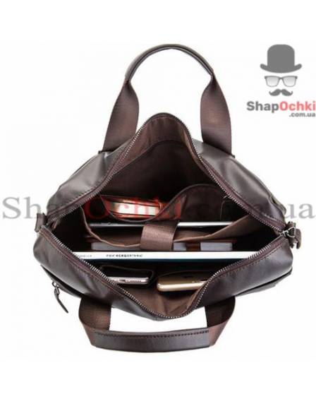 Сумка чоловіча Bexhill BX8013B, шкіра, темно-коричнева