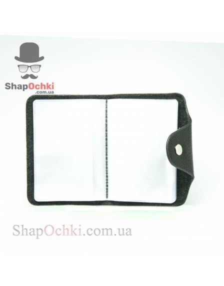 Візитниця Shaishi 2178, шкір/зам, чорна