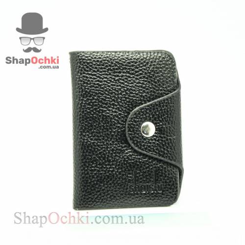 Візитниця Shaishi 2178,  шкір/зам,  чорна