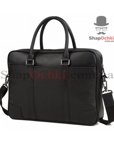 Сумка мужская Tiding Bag M47-21904-1A, кожа, цвет черный