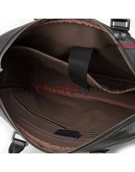 Сумка мужская Tiding Bag M47-21904-1A, кожа, цвет черный