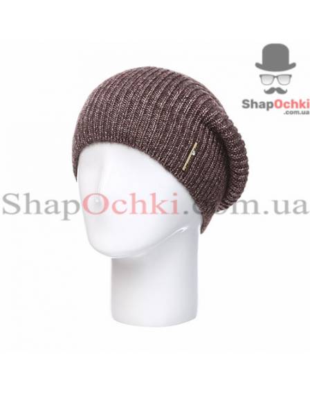 Шапка жіноча Leks, Персона Ф, коричневий+бежевий