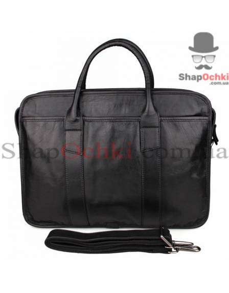 Сумка чоловіча Jasper&Maine 7321A, шкіра, чорна