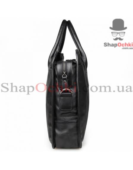 Сумка чоловіча Jasper&Maine 7321A, шкіра, чорна
