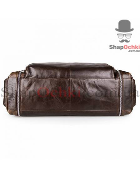 Сумка чоловіча Tiding Bag 7288Q, шкіра, шоколад