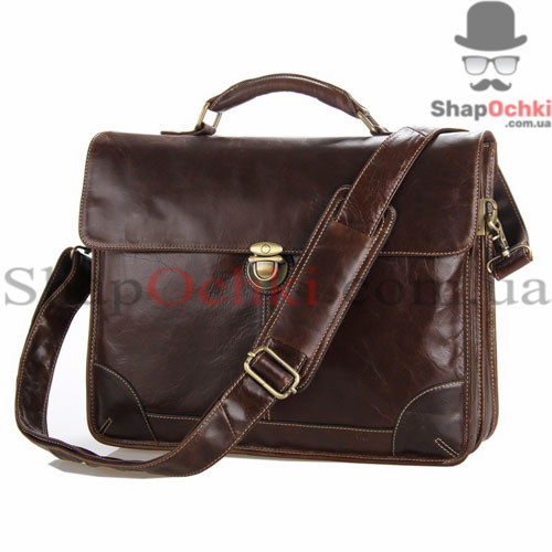 Портфель чоловічий Tiding Bag 7091C,  шкіра,  коричневий