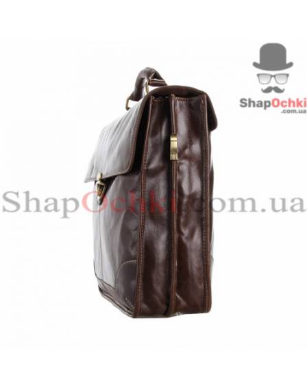 Портфель чоловічий Tiding Bag 7091C, шкіра, коричневий