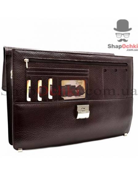 Портфель мужкой Desisan, 5006-019, шкіра, коричневий