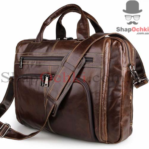 Сумка чоловіча Tiding Bag 7310C,  шкіра,  коричнева