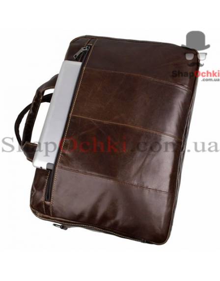 Сумка чоловіча Tiding Bag 7310C, шкіра, коричнева