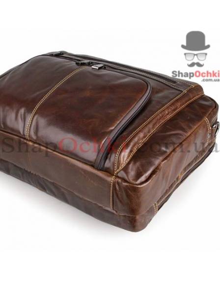 Сумка чоловіча Tiding Bag 7310C, шкіра, коричнева