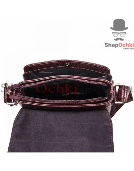 Барсетка мужская мягкая Desisan, 349-019, кожа, коричневая