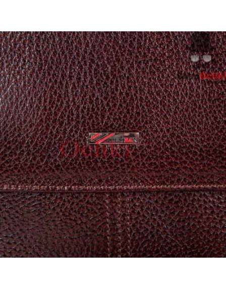 Барсетка мужская мягкая Desisan, 349-019, кожа, коричневая
