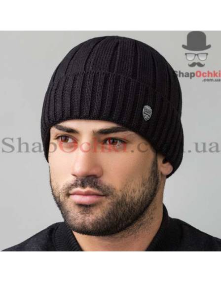 Шапка чоловіча Caskona, Arthur F, чорна