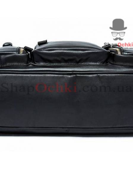 Сумка мужская Tiding Bag 7028A-1, кожа, черная