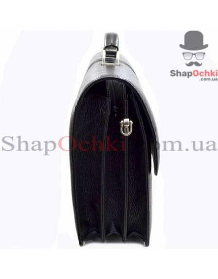 Портфель мужской Desisan, 317-011, кожа, черный