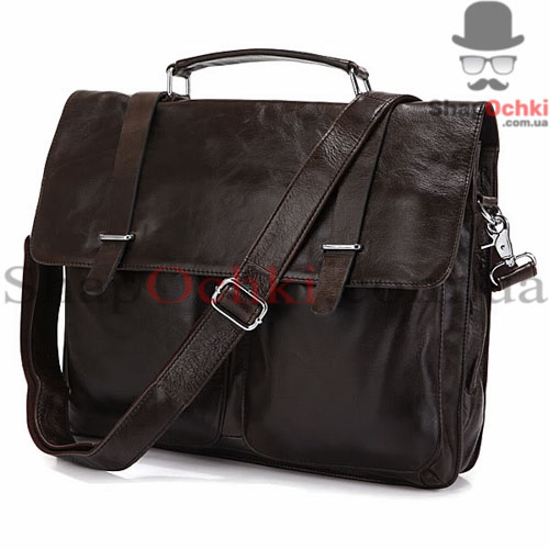 Портфель чоловічий Tiding Bag 6057J,  шкіра,  коричневий