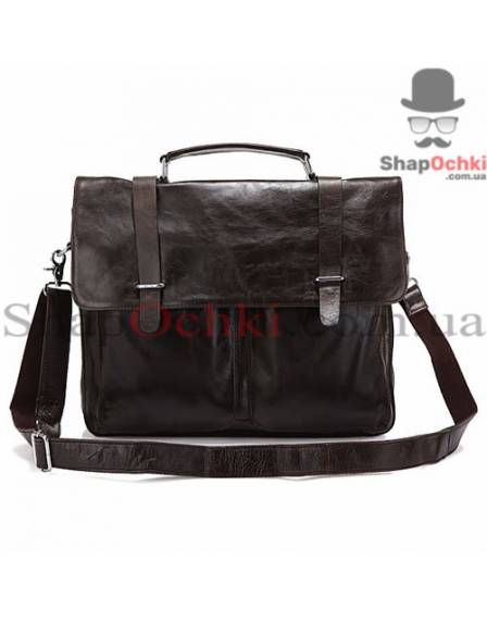 Портфель чоловічий Tiding Bag 6057J, шкіра, коричневий