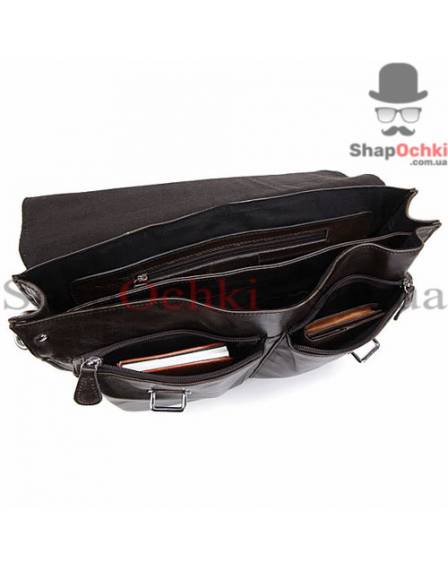 Портфель чоловічий Tiding Bag 6057J, шкіра, коричневий