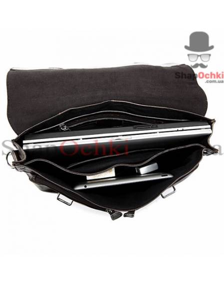 Портфель чоловічий Tiding Bag 6057J, шкіра, коричневий